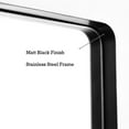 thumbnail image 7 of TEHOME Contemporary Black Bathroom Mirror, 20x30 Inches, Metal Framed Rectangle Vanity Mirror, 7 of 7