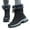 Black, variant on Womens Snow Boots Anti-Slip Cold Weather Fur Lined Comfortable Winter Shoes Brown