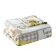 thumbnail image 2 of Kate Aurora Autumn Accents Patchwork Trucks & Pumpkin Patch Ultra Comfort Accent Plush Throw Blanket - 50 In. X 70 In., 2 of 4