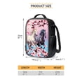 thumbnail image 5 of Yuyamidu Horse Backpack for Kids with Lunch Bag Cherry Blossom Book Bags for Girls 8-10/10-12 Years Old Blue Pink Schoolbag and Lunch Box Pencil Bag Water Bottle Bag 4 PCS School Bookbag Set, 5 of 7