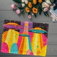 thumbnail image 5 of DIY Rug Latch Hook Kits Rainbow Ufo and Alien Stamped Non-slip Mat Crochet Yarn Hook and Latch Emboridery Tapestry for Home Floor Decoration Pet Warm Cushion 52x38cm(4), 5 of 7