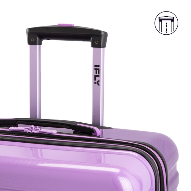 iFLY Spectre Versus Purple Cosmo Hardside Luggage 20 inch Carry-on