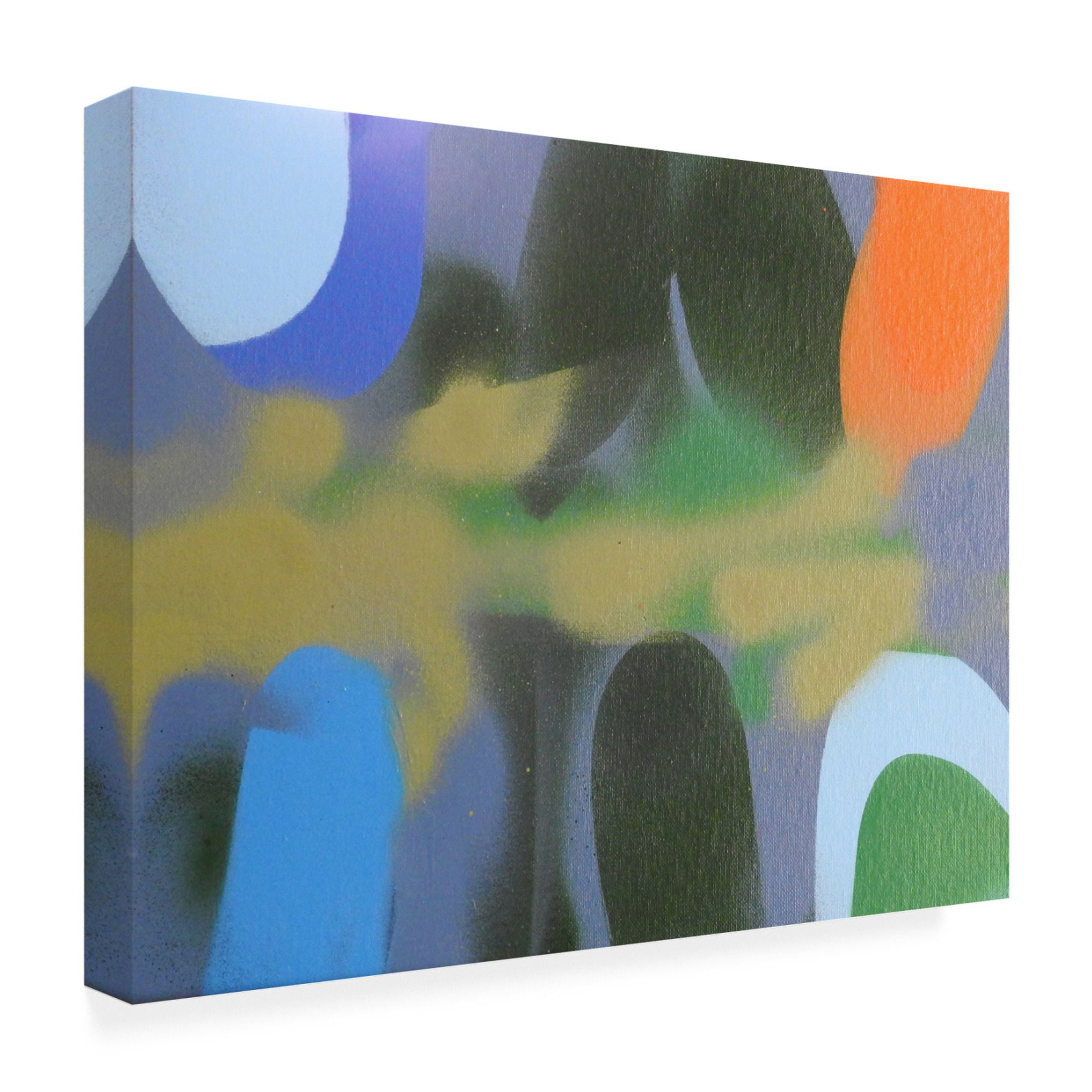 Canvas Wall Art - Gill Miller 'Life 10' Wall Art for Living Room, Bedroom, or Office Décor by Trademark Fine Art - 24 x 18 Inches