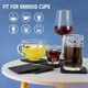 thumbnail image 5 of PIZARRA Posavasos para Bebidas, Posavasos de Piedra Negra de 4 Pulgadas y 8 Piezas Juego de posavasos a Granel Bar Cocina Apartamento Familiar, Redondo, 5 of 7