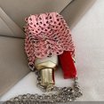 thumbnail image 7 of Jiibva Mini Handwoven Crossbody Bag Metallic Sequins Chain Strap Lipstick Case For Women Unique Evening Party Casual Day Purse, 7 of 7