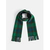 Free Assembly Women's Plaid Scarf with Fringe, Green Check Pattern