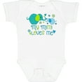 thumbnail image 3 of Inktastic My Mimi Loves Me Cute Elephants Boys or Girls Baby Bodysuit, 3 of 5