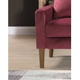 thumbnail image 5 of Uspridefurniture Beily 53'' Velvet Square Arm Loveseat, Red, 5 of 5