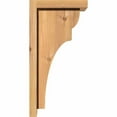 thumbnail image 3 of 5 1/2"W x 8"D x 16"H Yorktown Smooth Corbel w/Backplate, Western Red Cedar, 3 of 9