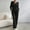 Black, variant on Sales Today Clearance Women's Sleepwear 2 Piece Outfits For Women Knit Sweater Long Sleeve Crewneck Tops And Wide Leg Pants 2024 Ribbed Fall Set