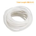 thumbnail image 3 of Tubo de silicona, 6 mm ID, 9 mm OD, 16.4', manguera de goma de silicona flexible, tubo de agua y aire, translúcido, para transferencia de bomba, 3 of 5
