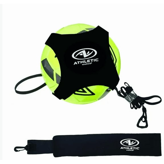 Adjustable Solo Soccer Kick Trainer – Fits Ball Sizes 3/4/5 – Unisex Training Belt for All Ages & Skill Levels