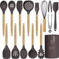 thumbnail image 1 of Juego de utensilios de cocina oannao de silicona, 14 piezas, resistentes al calor, 1 of 9