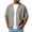 002Gray, variant on Men's V Neck Cardigan Sweater Button Down Waffle Open Front Cardigans Short Sleeve Lightweight Workout Soft Trendy Outwear Khaki M