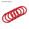 thumbnail image 4 of Uxcell 6cm Plastic Carnival Ringtoss Rings Game Hoop 24 Pack (Blue, Orange, Red, Yellow), 4 of 5