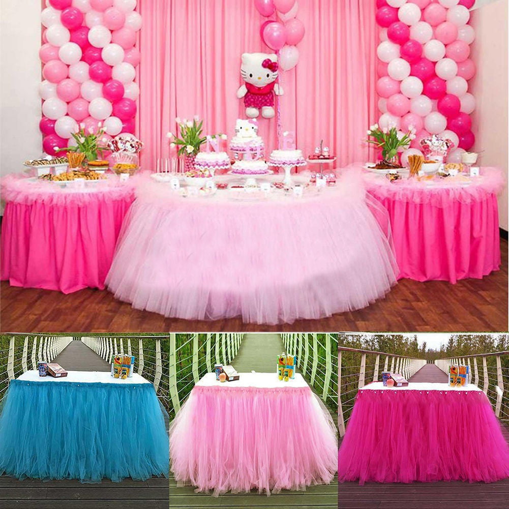 Tutu Table Decoration Multicolored Party Wedding Birthday New Skirt 
