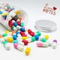 thumbnail image 2 of Capsule Letter Message in a Bottle, Birthday Valentine Day Gifts Anniversary Relationships Gifts for Wife Girlfriend Boyfriend Friends, Wife, Sister 110PCS Love Notes Pills, 2 of 6