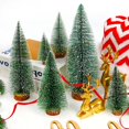 thumbnail image 3 of Desktop Mini Christmas Tree Set of 4 - Miniature Pine Trees with Snow Coverage and Wooden Base for Xmas Tabletop Decor, 3 of 7