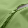 thumbnail image 6 of Windbreakers for Men Casual Loose Fitting Long Sleeved Zippered Hooded Jacket Green M Windbreaker Jacket Men's, 6 of 6
