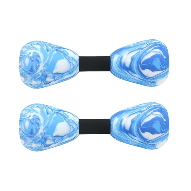 Mancuernas acuáticas 2 piezas Pesas de agua Ejercicio aeróbico Mancuernas de fitness Resistencia en piscina Entrenamiento de natación para principiantes Entrenamiento de natación