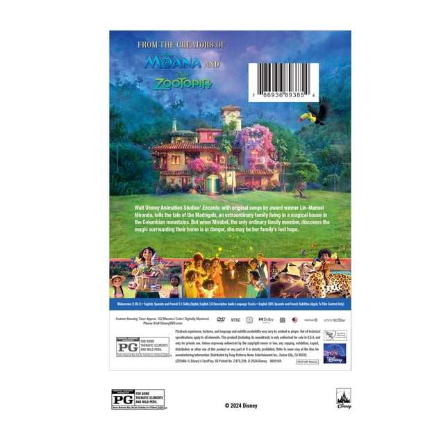 Disney Animation: Encanto (DVD) - New Movie - Walmart Business