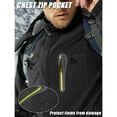 thumbnail image 4 of TACVASEN Men's Winter Ski Jackets Heveyweight Waterproof Fleece Mountain Jacket Windproof Warm Coat with Hooded Snowboard Insulated Jacket Parka Raincoat with Multi-Pockets for Hiking Walking Skiing, 4 of 7