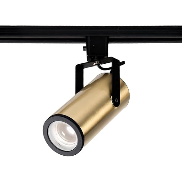 Wac Lighting L-2020 Silo X20 L-Track Tête de Rail à DEL de 8 Po de Hauteur - Laiton