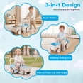 thumbnail image 4 of Gymax 3-in-1 Kids Ride On Push Car Foot-to-Floor Sliding Car for Toddler w/ Rope Blue, 4 of 10