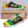 thumbnail image 4 of Rasta Shoes Men Women Reggae Sneakers Breathable Casual Sport Tennis Running Shoes White Size 8.5, 4 of 5