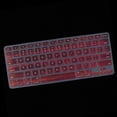 thumbnail image 1 of De De Silicona Lavable A Prueba De Agua, Suave Y Suave la adaptaciónción A De / B16 shamjiam Funda con cubierta para teclado, 1 of 9