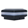 thumbnail image 4 of Luces solares para canalones luces solares para cubierta al aire libre IP65 poste de cerca impermeable lámparas solares lámpara LED decorativa para jardín poste de cerca de ANGGREK  Otros, 4 of 8