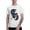White, variant on Colorful Planets T-Shirt for Men Cotton 100% Summer Tops Women Fashion Casual Short Sleeves Round Collar Short-Sleeve Couple Top Tees