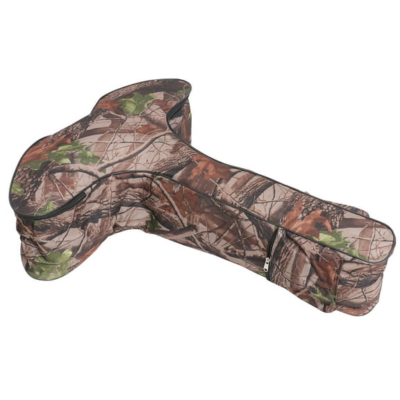 Raindrops Outdoor Camouflage Bow Arrow Bag Soft Foldable Storage with Double Zipper Pockets