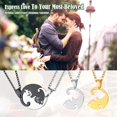 thumbnail image 2 of Colgante para parejas para novio y novia Relación a juego de acero inoxidable Collar simple y lindo con forma de corazón de gato Yin Yang para parejas Colgante Marido y esposa Regalo del día V, 2 of 7