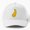 White, variant on Squash Baseball Hat, Garden Vegetable Produce Graphic Design, Classic Everyday Casual Cap