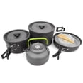 thumbnail image 3 of Camping Pan Pot Cookware Kit with Carry Bag for Picnic Backpacking Hiking, 3 of 7