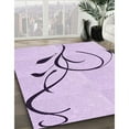 thumbnail image 2 of Ahgly Company Indoor Rectangle Patterned Orchid Purple Area Rugs, 5' x 7', 2 of 6
