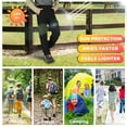 thumbnail image 5 of POENTAB Boys Sweatpants Cargo Joggers Convertible Water-repellent Hiking Pants Outdoor Clothes Black Size 8-9, 5 of 6