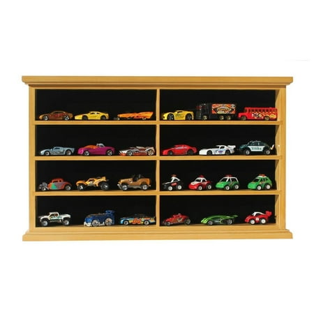 - Kid-Safe Hot Wheels Matchbox Car Display Cases Rack Cabinetor Stand, HW-MH07 (Oak)