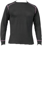 RU Outside Thermolator Performance Womens Base Layer Top Black Pink by RU Outside