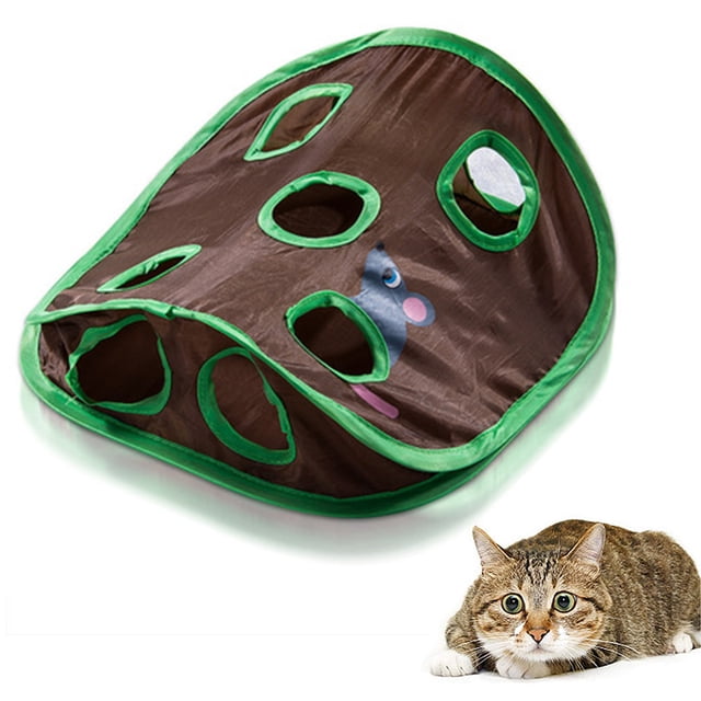 Juguete para gatos con agujero de ratón de nueve agujeros Adepaton 220480
