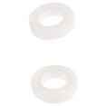 thumbnail image 3 of Miangastore 2 Rouleaux de Rubans Double Face pour Perruque Ruban d'Extension de Cheveux pour Perruque Tissée à la Main Rubans Double Face pour Femmes Filles Blanc, 3 of 8