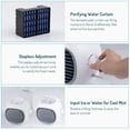 thumbnail image 4 of Personal Air Conditioner, Mini AC Portable Air Conditioner Rechargeable 2000mAh Evaporative Cooling Fan, 4 of 4