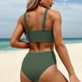 thumbnail image 6 of AVTOIFY Women's One-Piece Bikini Set Bikini High Waisted Split Swimsuit, 6 of 8