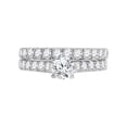 thumbnail image 2 of FB Jewels 14kt White Gold Womens Round Diamond Bridal Wedding Engagement Ring Band Set 2.00 Cttw, 2 of 4