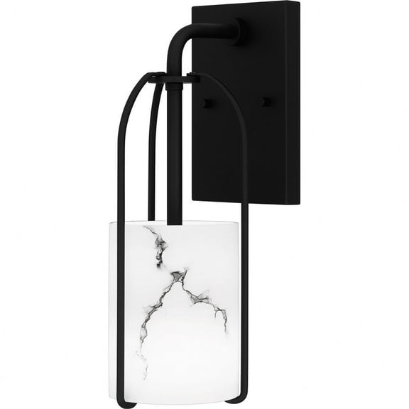 Quoizel Fairbanks 1-Light Matte Black Wall Sconce