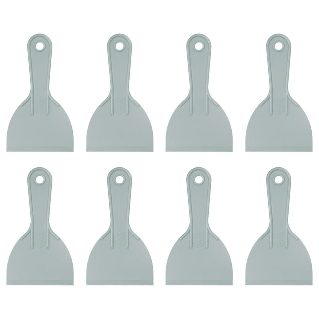 Uxcell 4pcs Putty Scraper 1.5" Plastic Flexible Tool for Pasting Plaster Repairing Walls