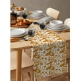 thumbnail image 6 of Retro Mushrooms Table Runner 70 Inches, Orange Fall Farmhouse Pastoral Bed Runner Dresser Scarves Tabletop for Indoor Outdoor Parties/Ceremony/Banquet, 13" x 70", 6 of 8