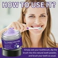 thumbnail image 6 of Teeth White Tooth Powder Freshen Breath Reduce Odor Gentle Oral Care Cleansing 50g, 6 of 8