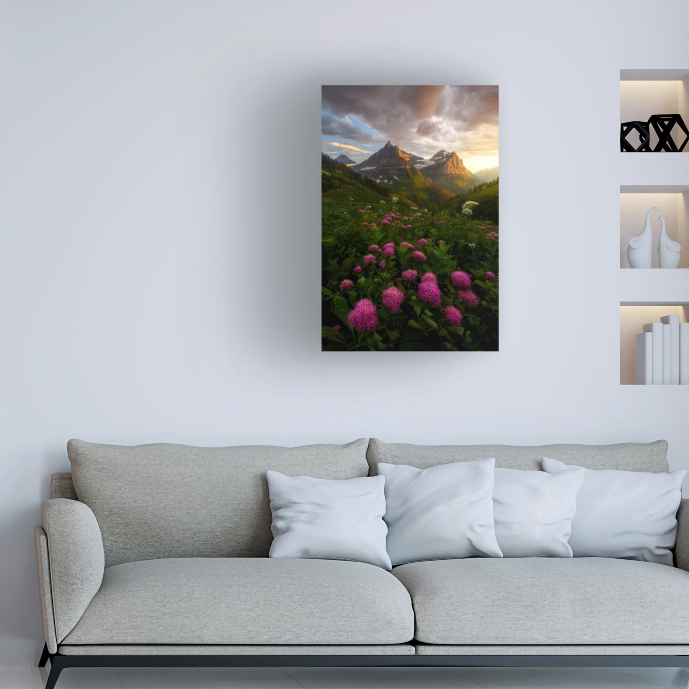 Canvas Wall Art - Ryan Dyar 'As It Fades' Wall Art for Living Room, Bedroom, or Office Décor by Trademark Fine Art - 12 x 19 Inches